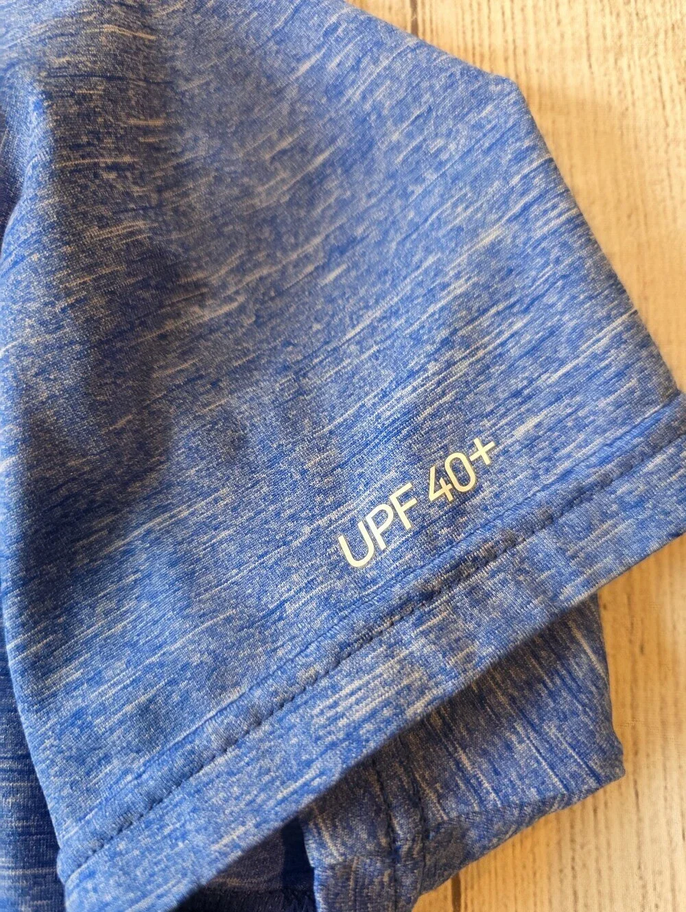 Nike Swim Crewneck Short Sleeve Shirt Mens Medium DriFit UPF 40+ Blue Fitted